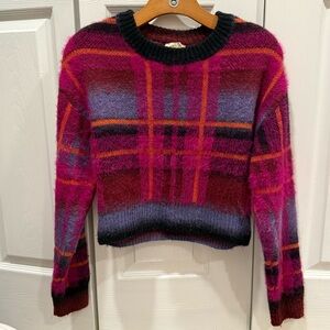 Anthropologie Cropped Knit Sweater